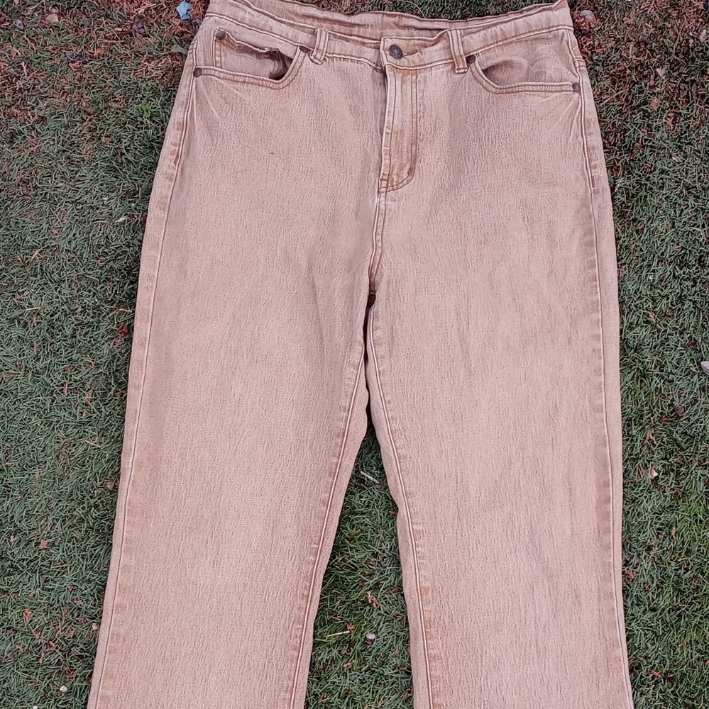 cute tan denim jeans